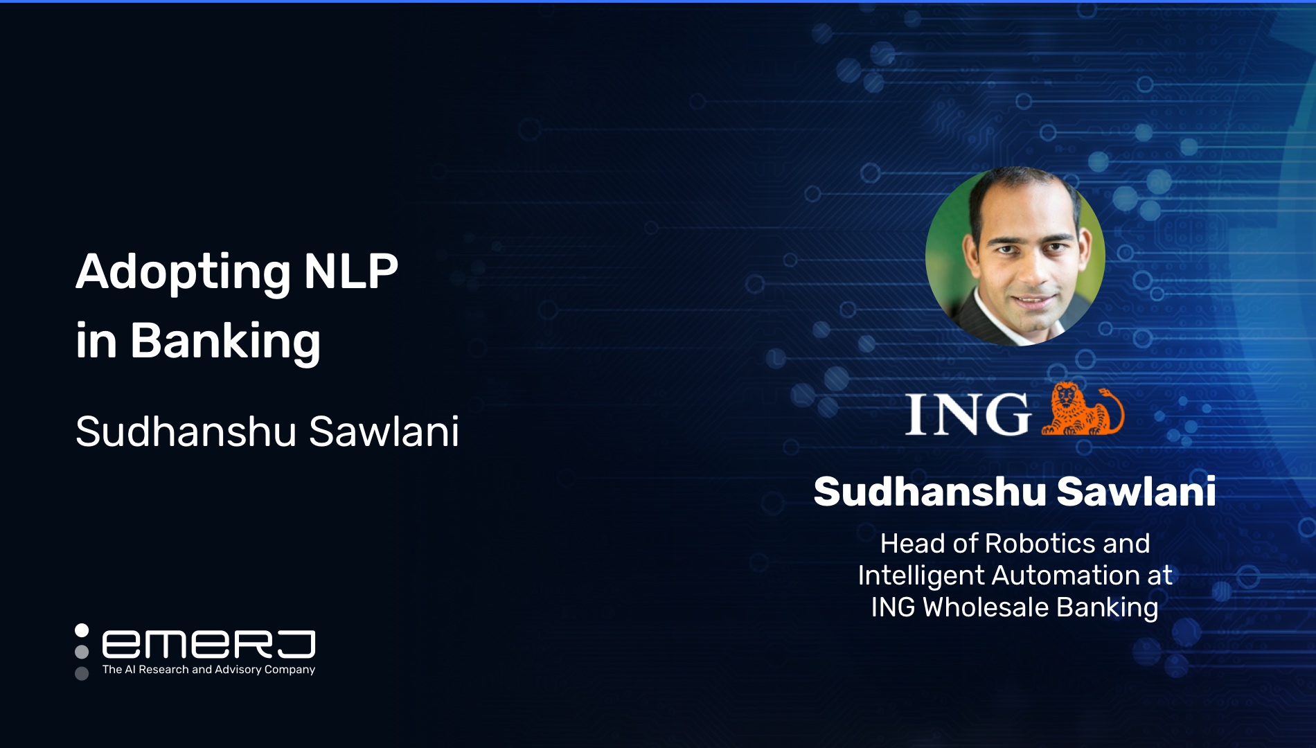Bringing NLP to Banking – with Sudhanshu Sawlani of ING  